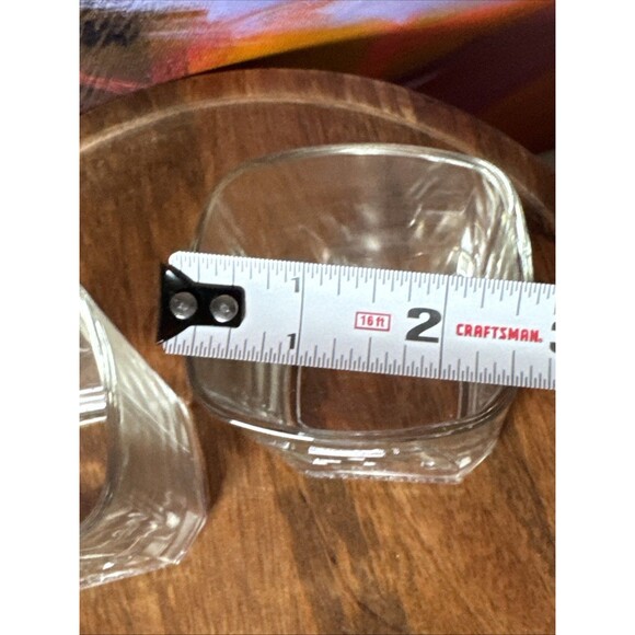 Label 5 Scotch Whisky Shot Glass Tumbler Rectangular Distinct Unique - Picture 7 of 9